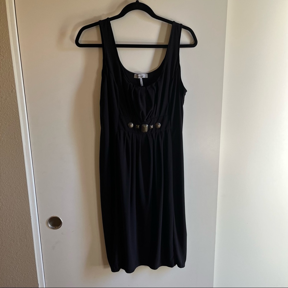 Black Sleeveless Scoop Neck Level Eight Cocktail Dress, Size XL